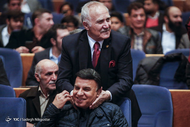 پرویز مظلومی در مراسم تجلیل از پییشکسوتان پرسپولیس