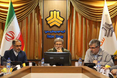 بازدید وزیر دفاع از خط تولید سایپا