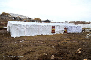 روستای ورنکش یک ماه پس از زلزله