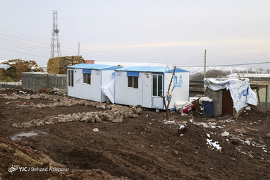 روستای ورنکش یک ماه پس از زلزله