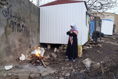 روستای ورنکش یک ماه پس از زلزله