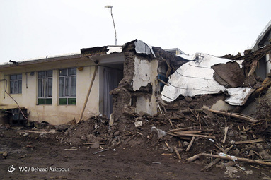 روستای ورنکش یک ماه پس از زلزله