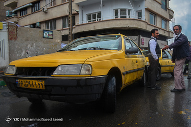 رانندگان تاکسی در شهر تهران