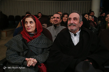 فرهاد آئیش و مائده طهماسبی  در دورهمی بازیگران سریال از سرنوشت