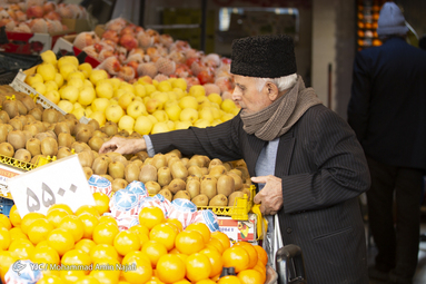 بازار شب یلدا در همدان