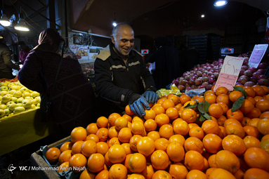 بازار شب یلدا در همدان