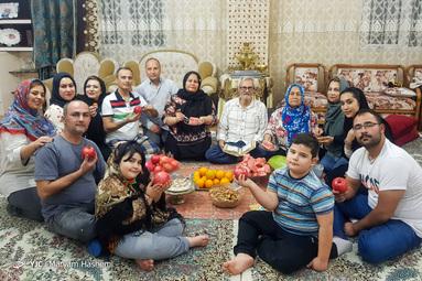 یلدای خانوادگی در کرج