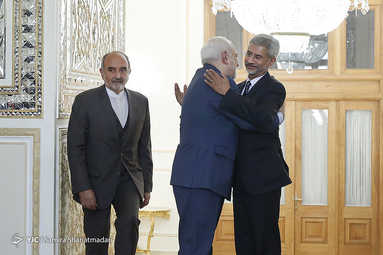 دیدار وزیر امور خارجه جمهوری هند با ظریف