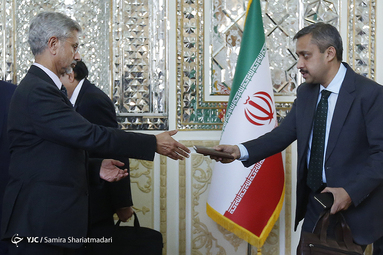 دیدار وزیر امور خارجه جمهوری هند با ظریف