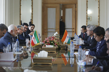 دیدار وزیر امور خارجه جمهوری هند با ظریف