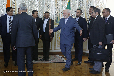 دیدار وزیر امور خارجه جمهوری هند با ظریف
