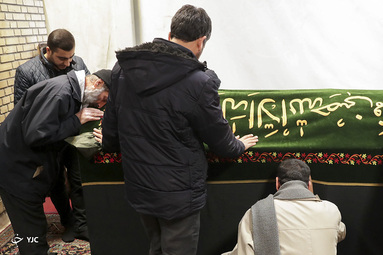 تشییع پیکر مرحوم آیت‌الله خلخالی در مشهد