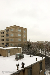 اولین برف زمستانی در اراک