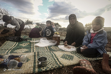 آوارگان سوری در سرما