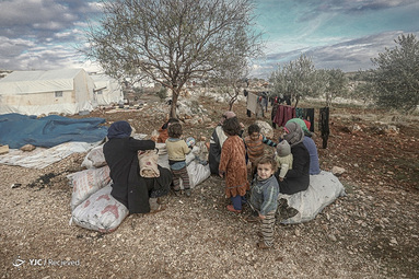 آوارگان سوری در سرما