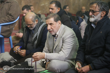 تشییع پیکر مادر شهیدان «جنگروی» در مقابل مسحدد خداداد تهران
