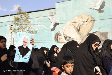 راهپیمایی مردم کرمان در پی شهادت سردار سپهبد حاج قاسم سلیمانی