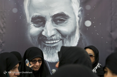 راهپیمایی مردم قزوین در پی شهادت سردار سپهبد حاج قاسم سلیمانی