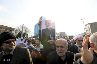 راهپیمایی مردم گرگان در پی شهادت سردار سپهبد حاج قاسم سلیمانی
