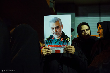 شام غریبان شهادت حاج قاسم سلیمانی در قزوین