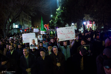شام غریبان شهادت حاج قاسم سلیمانی در قزوین