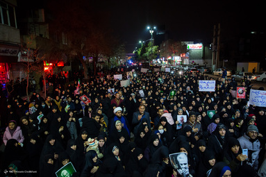 شام غریبان شهادت حاج قاسم سلیمانی در قزوین