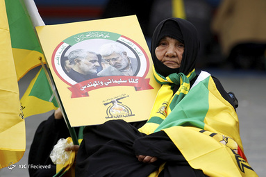 تشییع پیکر «حاج قاسم و ابومهدی» در کاظمین