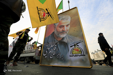 تشییع پیکر «حاج قاسم و ابومهدی» در کاظمین