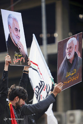 تشییع پیکر «حاج قاسم و ابومهدی» در کاظمین