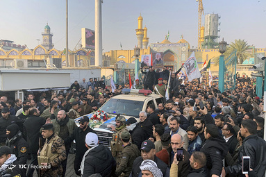 تشییع پیکر «حاج قاسم و ابومهدی» در کاظمین