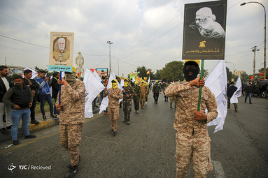 تشییع پیکر «حاج قاسم و ابومهدی» در کاظمین