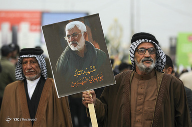 تشییع پیکر «حاج قاسم و ابومهدی» در کاظمین