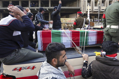 تشییع پیکر «حاج قاسم و ابومهدی» در کاظمین