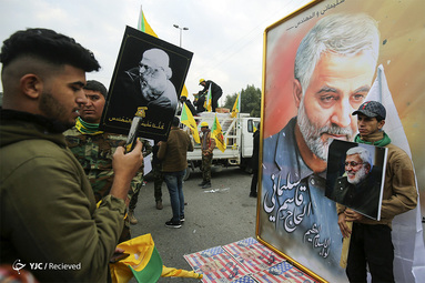 تشییع پیکر «حاج قاسم و ابومهدی» در کاظمین