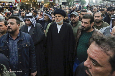 تشییع پیکر «حاج قاسم و ابومهدی» در کاظمین