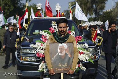 تشییع پیکر «حاج قاسم و ابومهدی» در کاظمین
