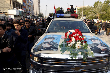 تشییع پیکر «حاج قاسم و ابومهدی» در کاظمین