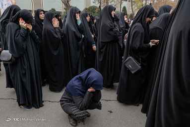 تجمع دسته عزاداری دانشجویان در دانشگاه تهران