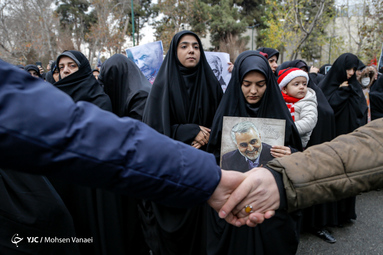 تجمع دسته عزاداری دانشجویان در دانشگاه تهران
