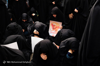 تجمع دسته عزاداری دانشجویان در دانشگاه تهران