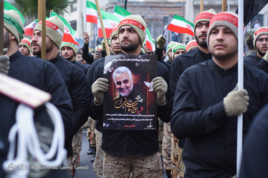 تجمع دسته عزاداری دانشجویان در دانشگاه تهران
