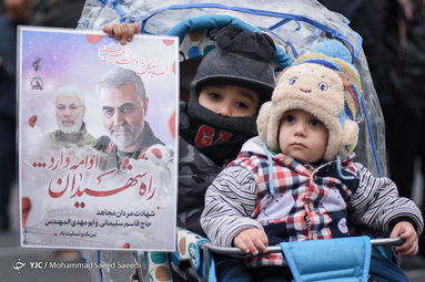 تجمع دسته عزاداری دانشجویان در دانشگاه تهران