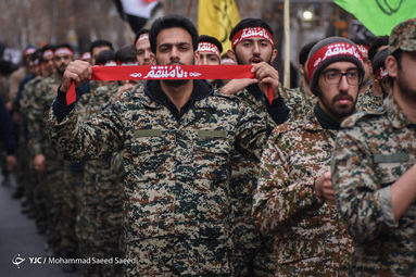 تجمع دسته عزاداری دانشجویان در دانشگاه تهران