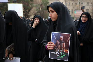 تجمع دسته عزاداری دانشجویان در دانشگاه تهران
