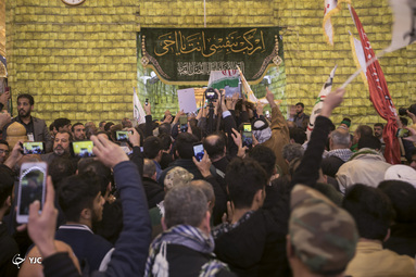 تشییع پیکر «حاج قاسم و ابومهدی» در کربلا