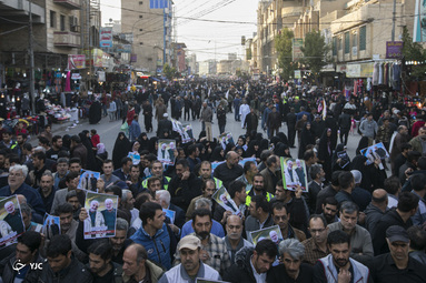 تشییع پیکر «حاج قاسم و ابومهدی» در کربلا
