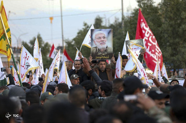 تشییع پیکر «حاج قاسم و ابومهدی» در کربلا