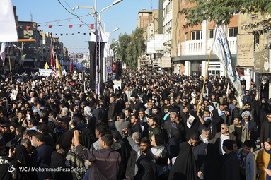 تشییع پیکر شهید سپهبد حاج قاسم سلیمانی در اهواز