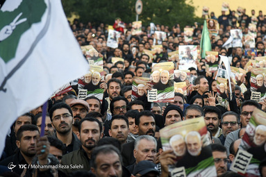 تشییع پیکر شهید سپهبد حاج قاسم سلیمانی در اهواز
