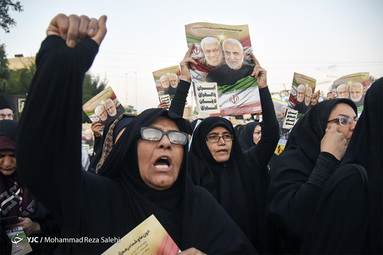 تشییع پیکر شهید سپهبد حاج قاسم سلیمانی در اهواز
